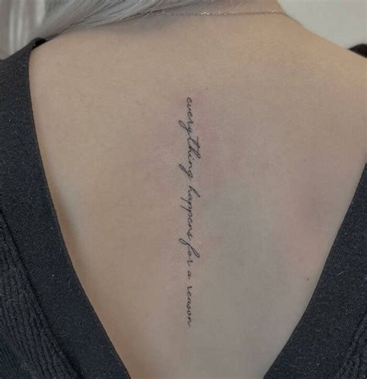 50+ Inspirational Spine Tattoo Ideas for Women with Meaning MyBodiArt