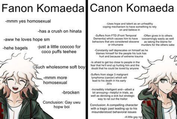 a nagito fanon vs canon i made, do give me your thoughts (yes i know im