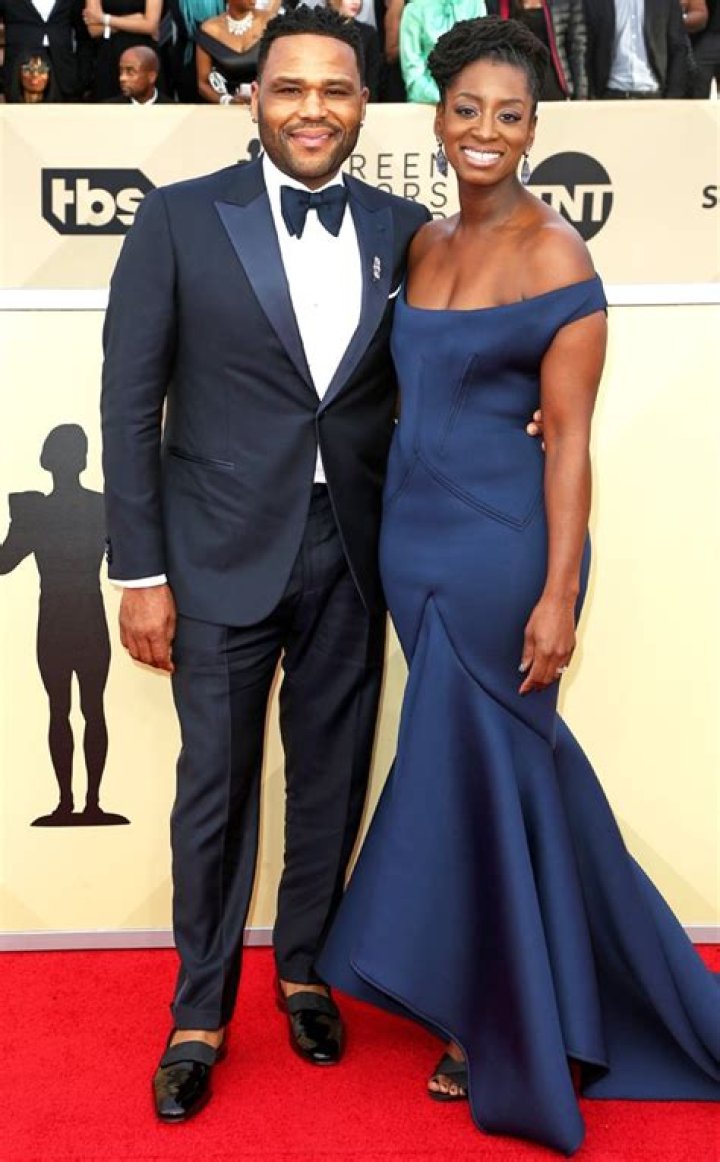 Anthony Anderson & Alvina Stewart from Couples at Golden Globes 2018