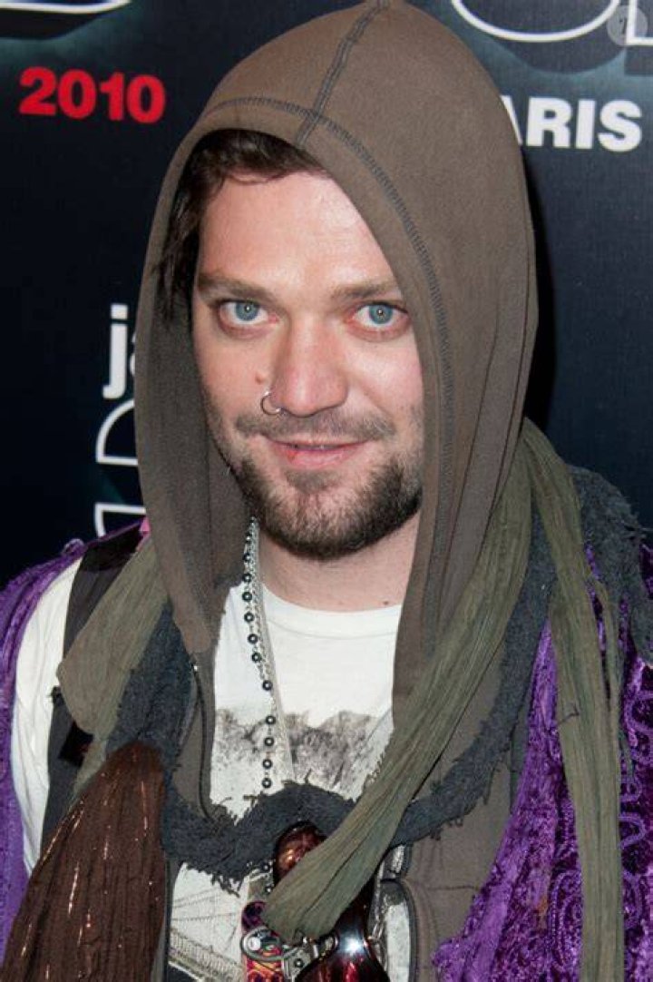 Bam Margera lors de la première de Jackass 3D à Paris, le 27 octobre