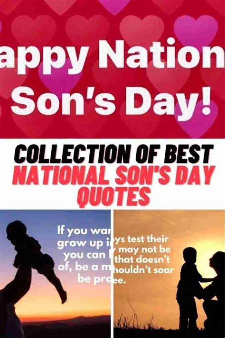 Collection of Best NATIONAL SON'S DAY QUOTES