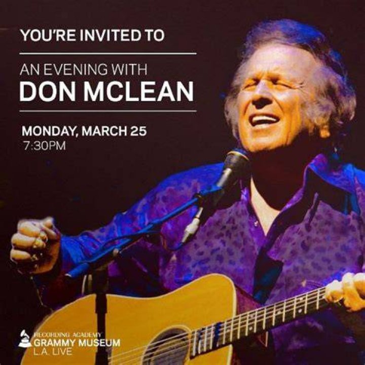 Don McLean announces ‘American Pie’ 50th anniversary world tour