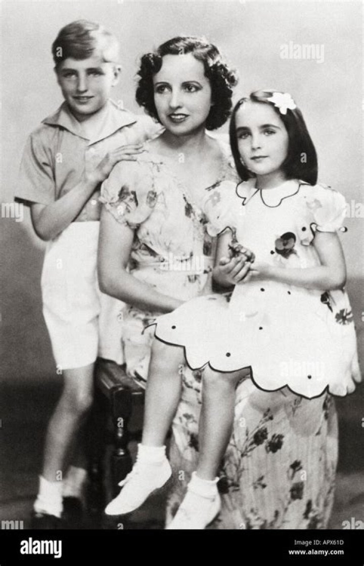 Elizabeth Taylor with her brother, Howard Элизабет тейлор, Кинозвезды