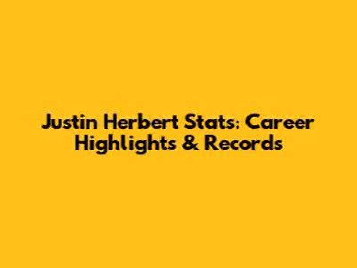 Impressive Stats And Career Highlights