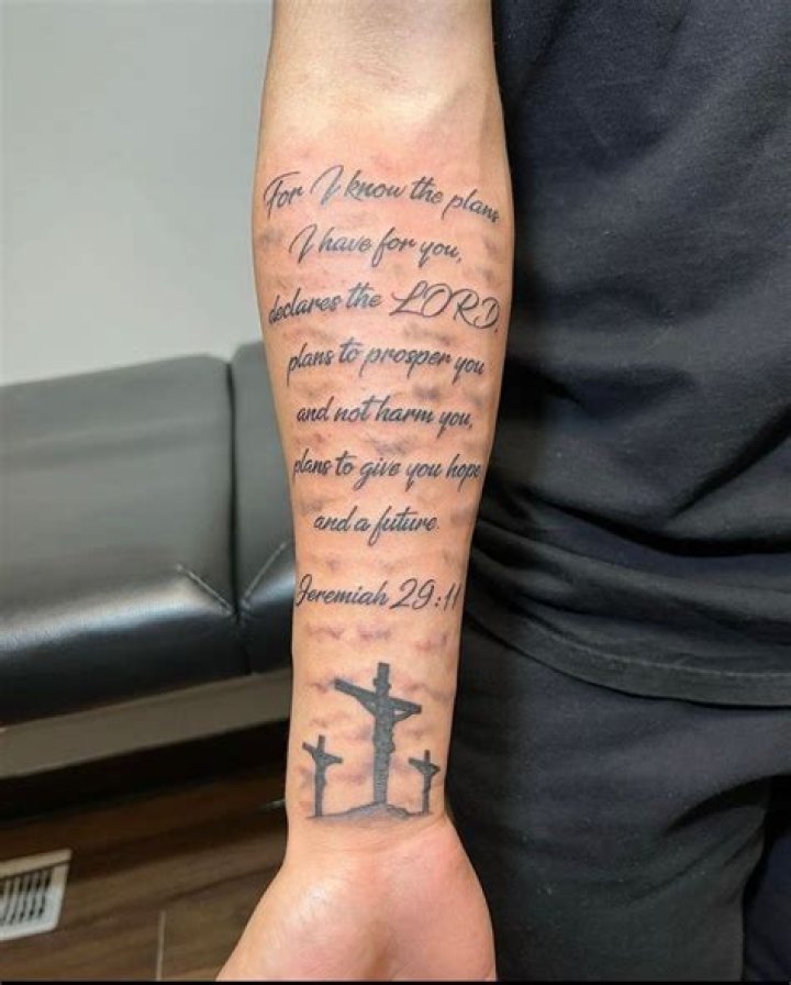 Mens Bible Verse Tattoos On Ribs Proverbs 3 5 6 Trust In The Lord With