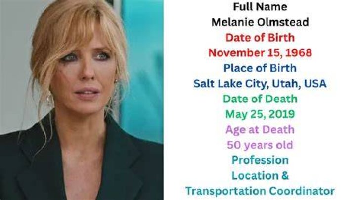 Who Is Melanie Olmstead? Your Concise Guide To Her Life And Career